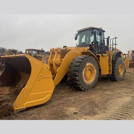 Caterpillar 980H, Wheel Loader, 7-yard bucket, quick coupler, ROPS cab, 9,800 hours, 2011 - Image 2