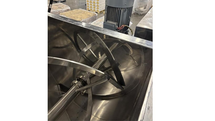 140 Cu. Ft. Jia #WLDH-4000, Ribbon Blender, w/ Choppers and 2 Gearboxes, 2020 - Image 7