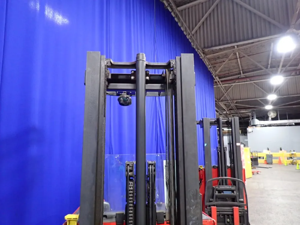 3000 lb. Raymond #EASI-R30TT, electric stand-up forklift, 216" lift height, 42" x 4" forks - Image 5