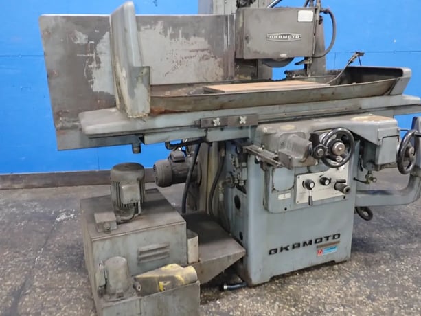 12" x 23" Okamoto #ACCUGAR-124N, surface grinder, Kanet magnetic chuck - Image 2