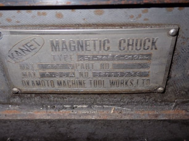 12" x 23" Okamoto #ACCUGAR-124N, surface grinder, Kanet magnetic chuck - Image 5