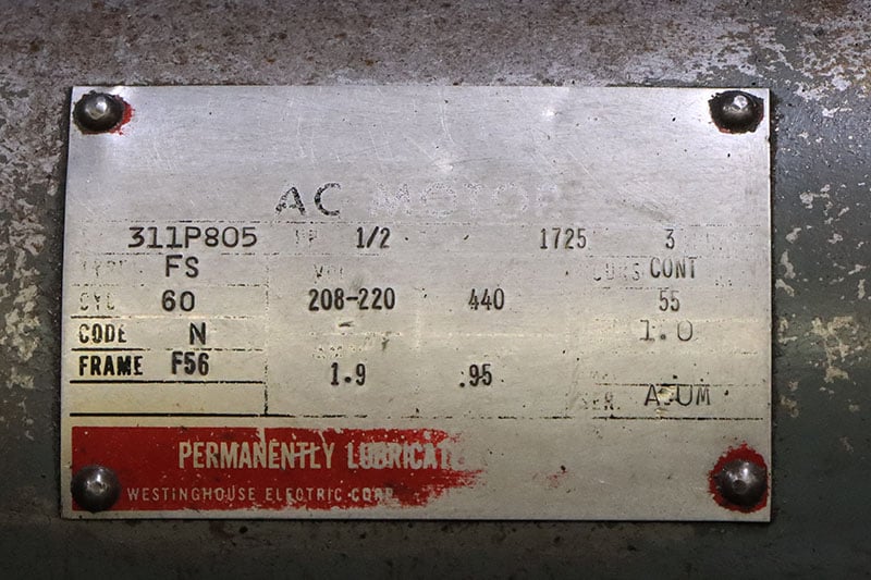 9" Hardinge #HSL, speed lathe, 5C collet closer, 750-1800-3000 RPM, 0.5 HP, floor stand, 1970 - Image 6