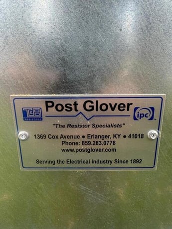 Post Glover #DB5D98-31K0-14500AA0, Dynamic Braking Resistor, 5.9 ohms, 31,000 watts - Image 4