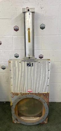 Salina Vortex #SA18-MG-SB-RS, Pneumatic Gate Knife Valve, 18" x 18" size, 20-1/4" bolt hole center to center - Image 1