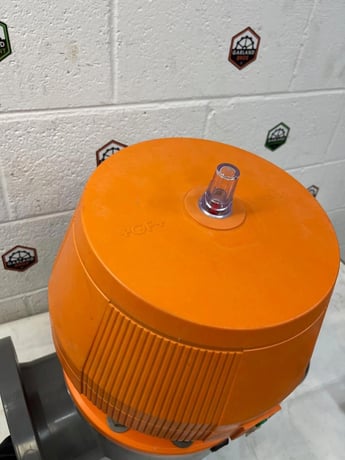 6" George Fischer, PVC Diaphragm Valve, pneumatic actuator - Image 5
