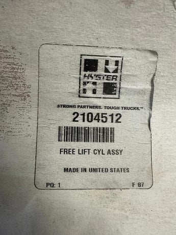 Hyster #2104512, Hydraulic Cylinder - Image 2