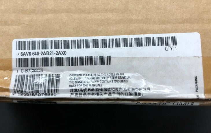 Siemens #6AV6646-2AB21-2AX0, Industrial HMI/Thin Client Terminal, 15" touch display - Image 10