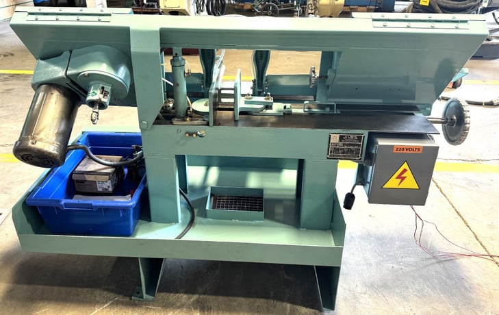 10" x 16" W.F. Wells Horizontal Band Saw #L-10, 11" Rounds, 2 HP, Reconditioned - Image 4
