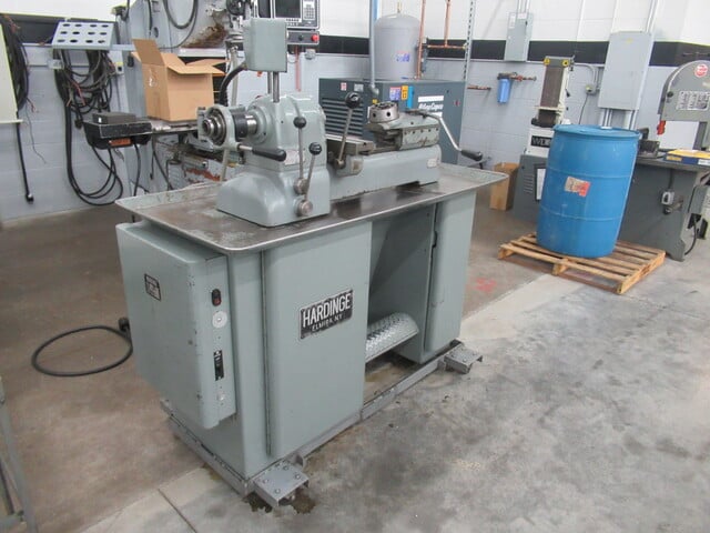 9" Hardinge #DV-59, Speed Lathe, 3500 RPM, 1 HP, 5C Lever Collet Closer - Image 3