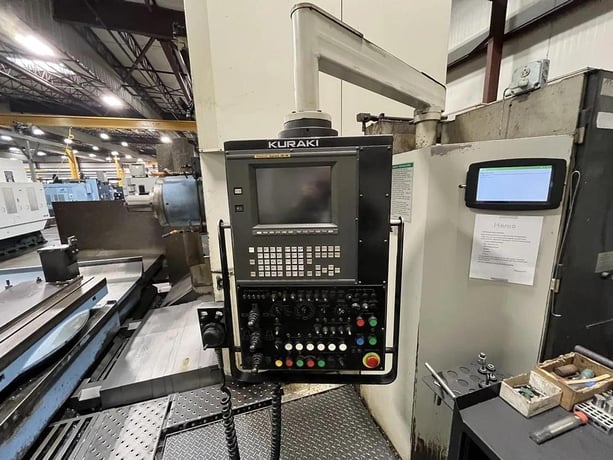 Kuraki #KTB-13EA, cnc horizontal boring mill, 157.4" x90.5" x51.2" travel, 60 HP, 4,000 RPM, 40 automatic - Image 3