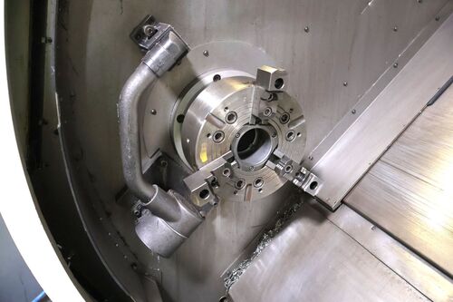 Johnford #SL-650-CS, CNC lathe, 22.8" swing, 17.7" swing over cross slide, 10" chuck, 3" bar capacity, 25 HP - Image 3