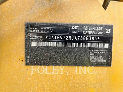 Cat 972M, Wheel Loader, 7717 hours, S/N: A7800385, 2019 - Image 6