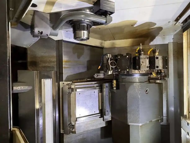 Haas #DS-30Y, CNC turning center, 21" swing, 32.5" centers, 3" bar, 12 station turret, collet chuck, 2020 - Image 3