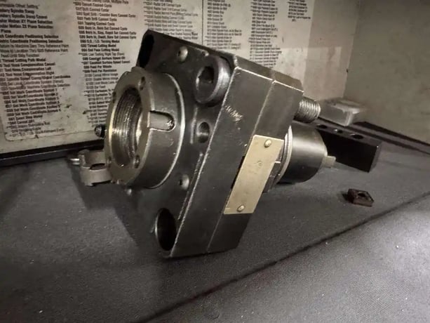 Haas #DS-30Y, CNC turning center, 21" swing, 32.5" centers, 3" bar, 12 station turret, collet chuck, 2020 - Image 10