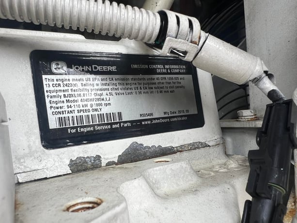 100 KW Blue Star Power #363PS, Diesel Generator Set, 277/480 Volts, 1800 RPM, circuit breaker, 1PH/3PH, 3335 - Image 8