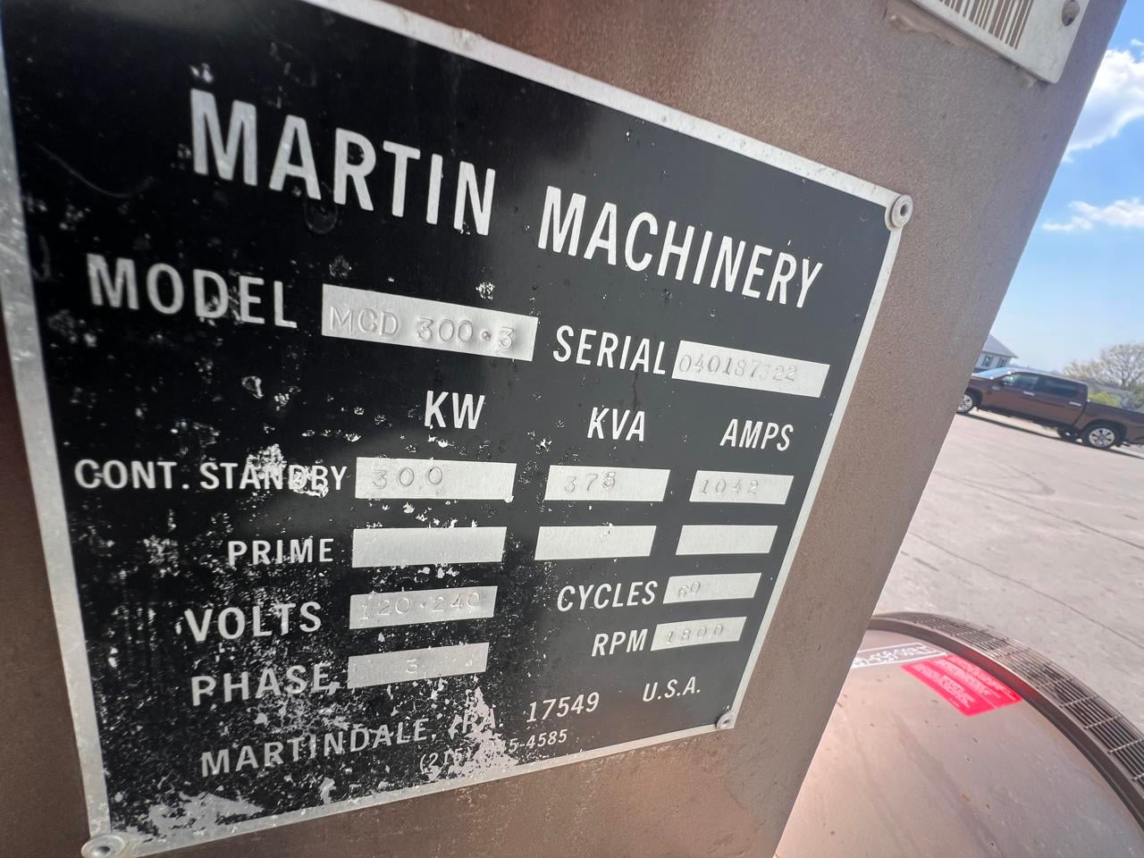 300 KW Marathon #MCD-300-3, Generator End, 120/240 Volts, 10-wire, 3PH, 946 hours, 1987 - Image 10