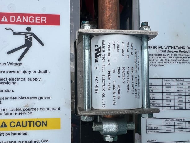 125 Amp. Cummins/Onan #OTECA-1627586, Automatic Transfer Switch, 3-pole, 240 Volts, 1PH/3PH, 2016 - Image 10