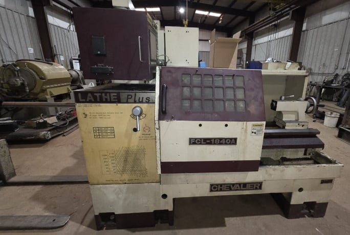 Chevalier #FCL-1840A, Lathe Plus flatbed toolroom/teach lathe, 40" between centers, 18.1" swing over bed - Image 1