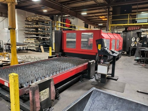 Amada #FO3015NT, CO2 Laser Cutting System, 4000 watt, 5' x 10' Table, Dual Shuttle Table, Amada AMNC-F CNC - Image 8