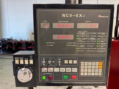 50 Ton, Amada #RG-50, CNC Hydraulic Press Brake, 6.5' overall, 82.1" Bending Length, NC9-EX II Control, 2001 - Image 8