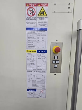 Makino #A71NX, CNC horizontal machining center, 35.4" X, 35.4" Y, 40.2" Z, 24.8" x 24.8" Pallet, 10,000 RPM - Image 7