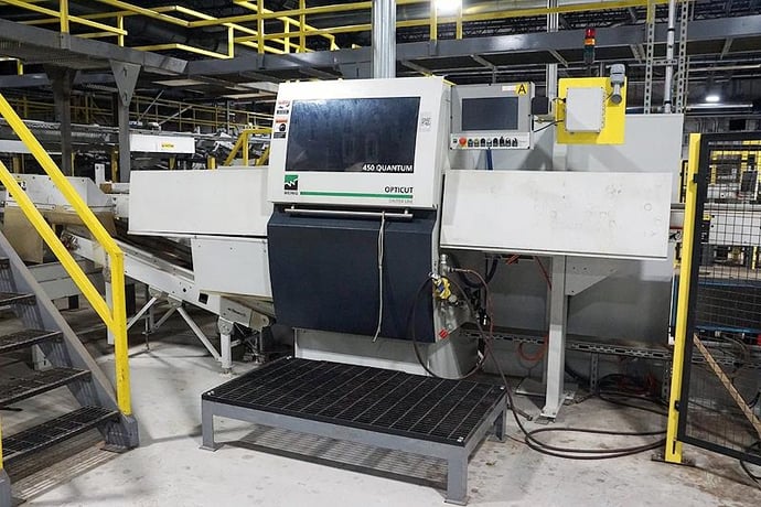 Weinig Dimter #Opticut-450, Optimizing Cross-Cut Saw w/CombiScan EVO Luxscan Scanner, 480V., 3 Ph., 2018 - Image 3