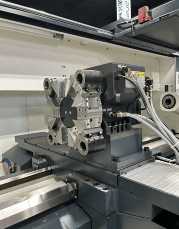 Ganesh #GT-3080CNC, CNC Lathe, 30" swing, 22" turning diameter, 78" machining length, 10" bar, 30 HP - Image 3
