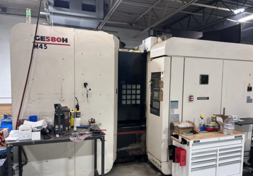 Enshu #GE580H, Horizontal Machining Center, 19.68" pallets, 31.5" X/Y, 32.7" Z, 60 HP, 10,000 RPM, 40 - Image 1