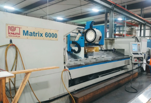 Knuth #Matrix-6000, Vertical Machining Center, 236" X, 24" Y, 24" Z, 15 HP, 24 automatic tool changer, CAT - Image 1