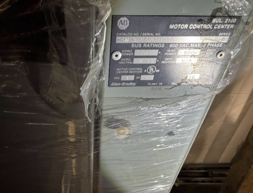 Allen-Bradley, Centerline 2100, MCC, 600 VAC, 800 Amp Horiz. Bus, 600 Amps Vertical Bus - Image 1