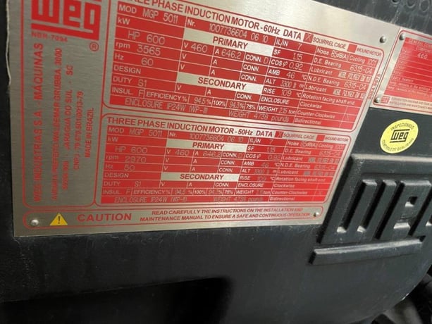 2419 acfm, 130 psig, Ingersoll Rand Centac #C70025M3EHD, 600 HP, 480 V. (2 available) - Image 8