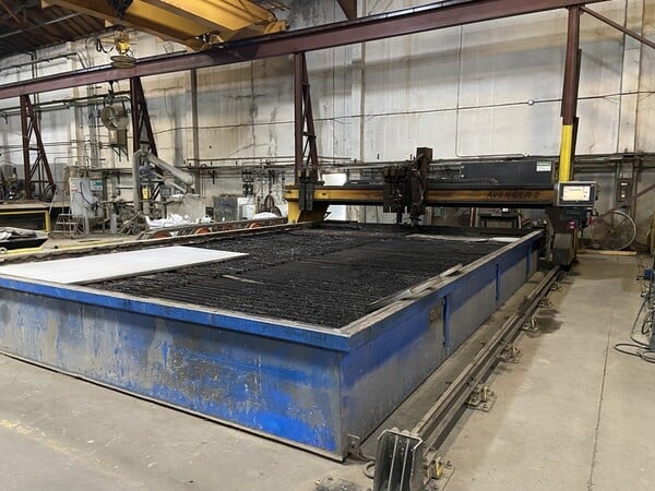 ESAB #Avenger-2-5, plasma CNC cutting system, 17' x 27' table, 600 amp plasma, Vision T5 CNC - Image 1