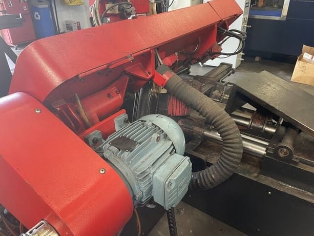 10" x 11" Amada #HA-250W, automatic horizontal band saw, 5 HP, 1" x 0.037" x 11' 6" blade, 27-250 FPM, 2014 - Image 5