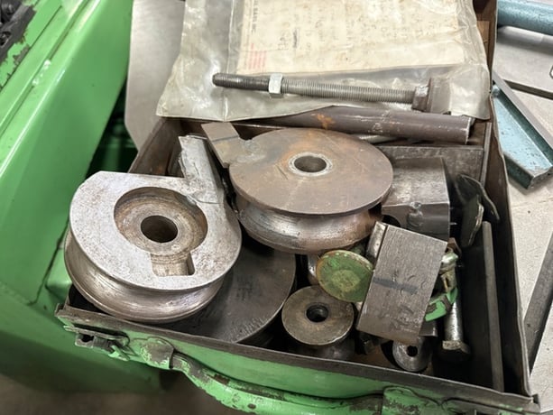 1" Custom hydraulic tube bender, Racine Simplex hydraulic pump, 1-1/2 HP, 220/440 V. - Image 6