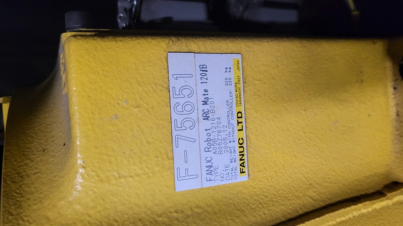 Fanuc #ARC-Mate-120iB, Welder with Lincoln weld package, 1667mm 65.6" reach, 20 KG 44 lb. payload, R-J3iB - Image 9