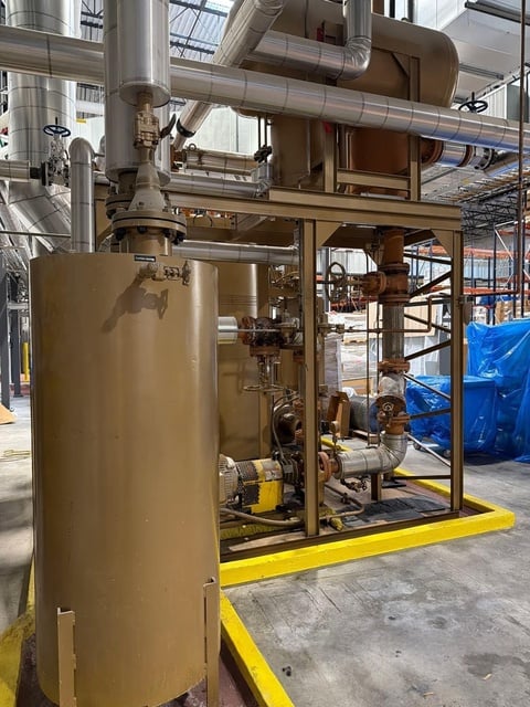 Fulton, Thermal Fluid Heater Skid, 480 V., 3-Phase, Skid Mounted w/ Pump, Motor & Control Panel - Image 1