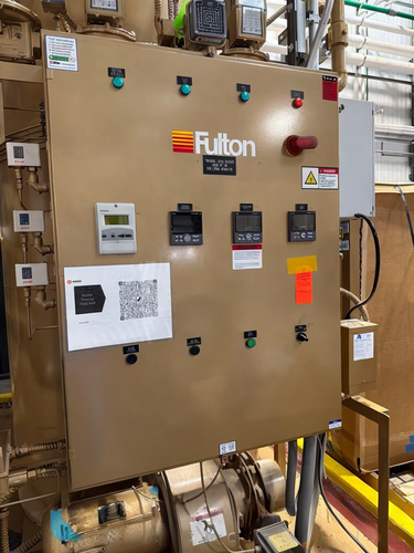 Fulton, Thermal Fluid Heater Skid, 480 V., 3-Phase, Skid Mounted w/ Pump, Motor & Control Panel - Image 3