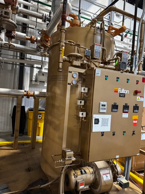 Fulton, Thermal Fluid Heater Skid, 480 V., 3-Phase, Skid Mounted w/ Pump, Motor & Control Panel - Image 8