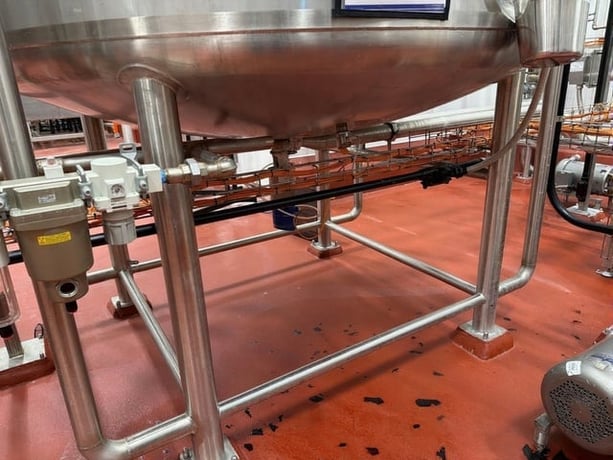 JBT A & B Process Systems, Stainless Steel Jacketed Tank, w/ Mixer, MAWP 14.9 PSI @ 200&deg;F, 2022 (3 available) - Image 4