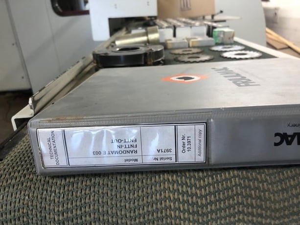 Fruilmac #Randomat-E, End Matcher, 7.9" diameter x 2.75" thick, 9000 RPM, 1040 hours, 2007 - Image 9