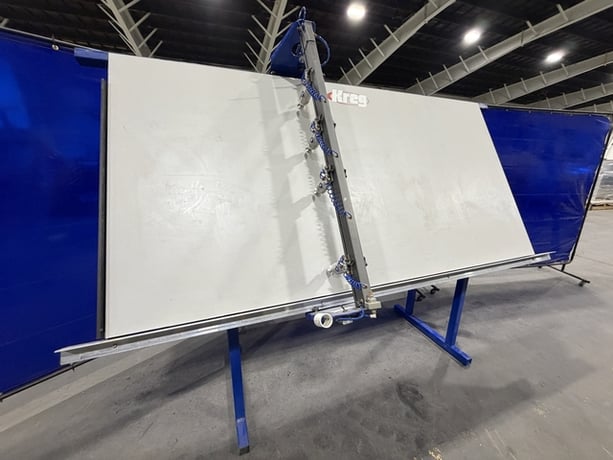 Kreg #KFT4X8, 4' x 8' face frame assembly table, pneumatic, sliding over-beam w/ 4 clamping cylinders - Image 2