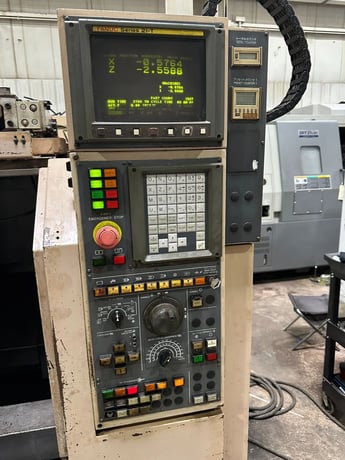 Miyano #LZ-02, CNC Lathe, Fanuc 21T, 4.7" diameter, 2.4" Bore, 15 HP, 10-Pos. Turret, 1998 - Image 1