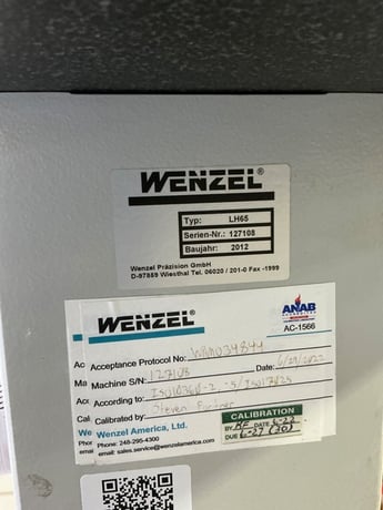 Wenzel #LH65, Coordinate Measuring Machine, 650x1000x500 mm, PH10M, Air Bearings, 2012 - Image 5