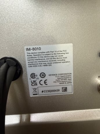 Keyence #IM-8010, Optical Measurement System, 20MP CMOS, 200x200 mm Stage, 100x100 mm Travel - Image 4