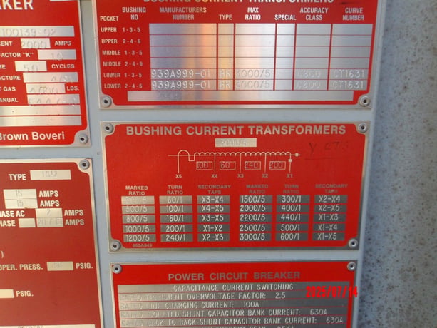 2000 Amps, ABB, 72 PM 40 20 72 PM 40-20, 72.5 kV, High Voltage Circuit Breaker - Image 2