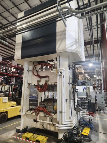 250 Ton, Beckwood #LSP-250-6464, Linear Servo Screw Press, 60" daylight, 36" stroke, 64" x 64" bolster, AB - Image 2