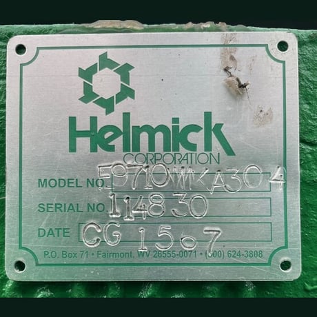 9" x 32" Helmick #E9710MKA304, double roll clinker crusher, 33" x 20" feed opening - Image 9