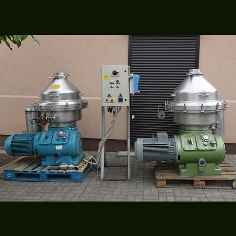 Alfa-Laval #BRPX 214 HGV-34-22, disc centrifugal clarifier separator, 30,000 L/h, 18.5 kW, 220/380 V. (2 - Image 1