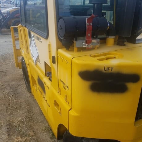 Drexel #R 60 SL-DC, swing boom forklift, 15 ft. lift, power shift, enclosed cab (2 available) - Image 7