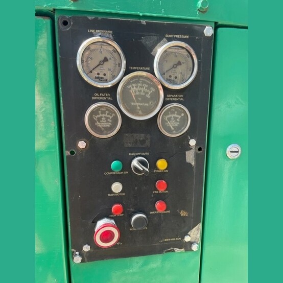1,250 CFM, 150 PSI, Sullivan-Palatek #H250UD, high pressure rotary screw compressor, air cooled, rebuilt, 2009 - Image 3